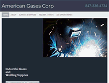 Tablet Screenshot of americangases.com